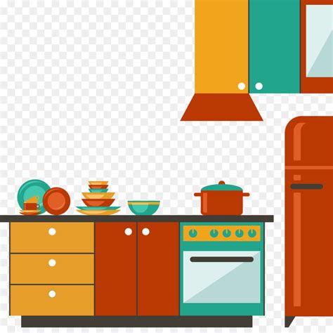 69 Model Gambar Ruang Dapur Kartun Sketsa