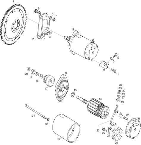 Rotax 503 Ul Engine Electric Starter Single Parts Pto Side Aircraft Spruce Canada