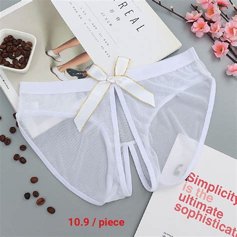 Split Trousers Female Open Temptation Free Bed Flirting Transparent Gauze Passion Hot Lace Low