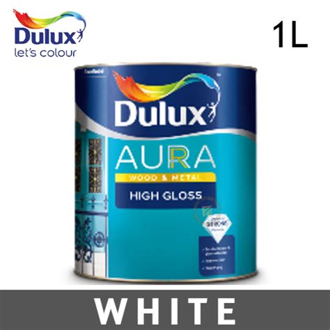 Ici Dulux L L White Aura High Gloss Finish Lazada