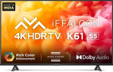 Iffalcon Tcl K Inch Ultra Hd Led Screen Android Smart Tv