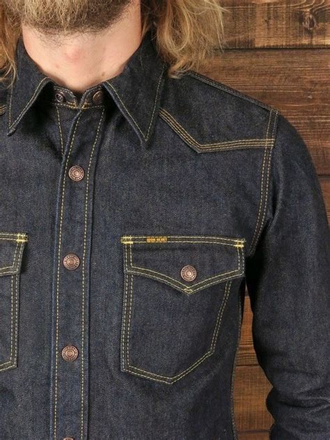 Pin By Serg Turkul On Jeans Denim Fashion Western Denim Shirt Mens