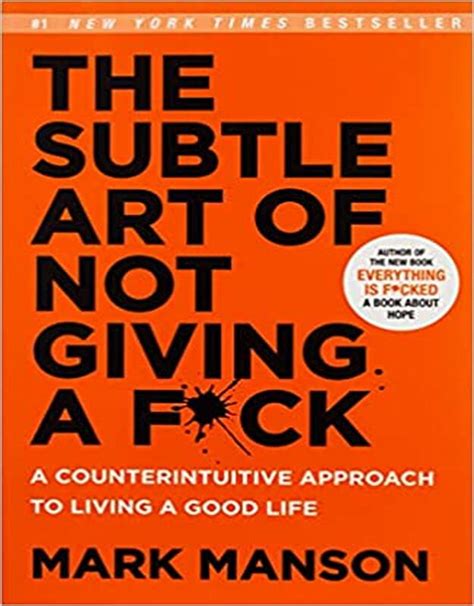 Buy THE SUBTLE ART OF NOT GIVING A FUCK Book Online From Whats In Your