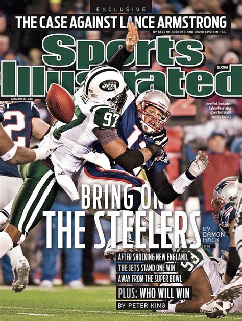 Divisional Playoffs New York Jets V New England Patriots Sports Illustrated Cover Poster By