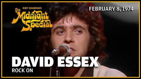 Rock On David Essex The Midnight Special YouTube