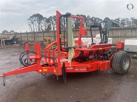 Kuhn Rw 1600 Bale Wrapper Hay Silage Equip Kuhn Vic Power Farming