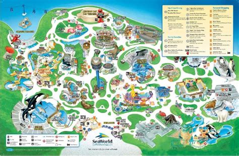 Printable Seaworld San Antonio Map Printable Word Searches