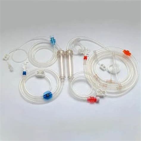 Kink Resistant PVC Tube Nipro Hemodialysis Blood Tubing Set For