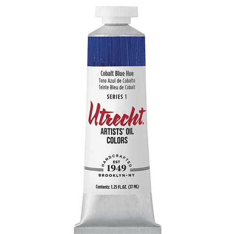 Utrecht Artists Oil Paint Cobalt Blue Hue 37 Ml Tube Walmart