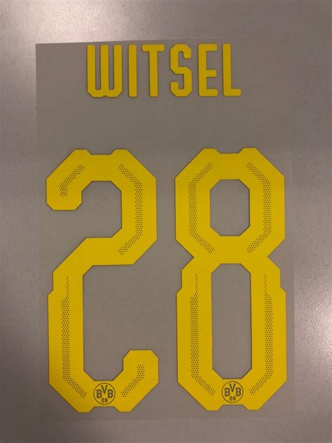 Original Bvb Borussia Dortmund Trikot Flock Cm Witsel Sportiger De