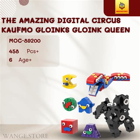 Moc Factory Movies And Games 89200 The Amazing Digital Circus Kaufmo Gloinks Gloink Queen