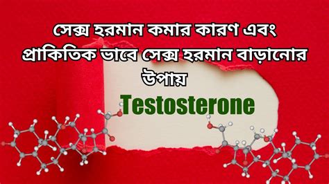 সেক্স হরমান কমার কারণ এবং প্রাকিতিক ভাবে সেক্স হরমান বাড়ানোর উপায় Youtube