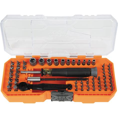 Precision Ratchet And Driver System 64 Piece 32787 Klein Tools