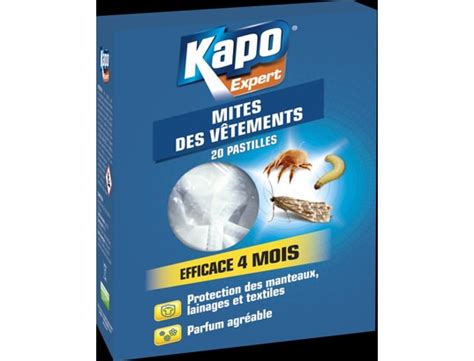 Boîte insecticide pour mites et larves kapo 20 pastilles CENTRALE BRICO