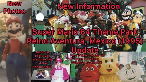 Super Mario Theme Park Reino Aventura Mexico Update New