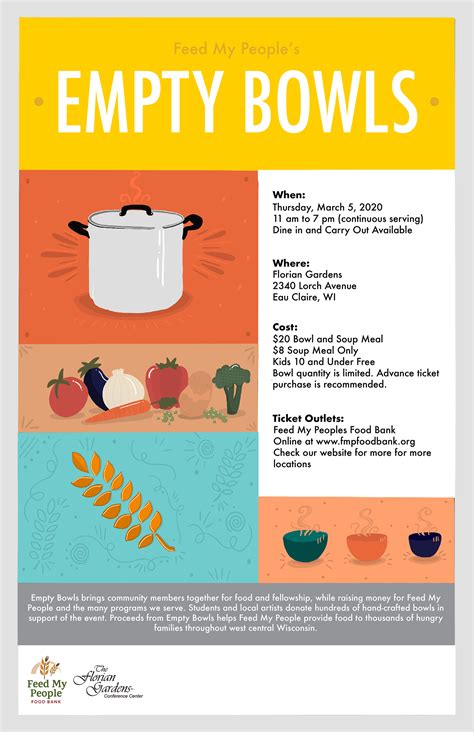 Empty Bowls Poster On Behance