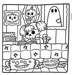 Pin By Viih Moraes On Desenhos In Cute Coloring Pages Halloween