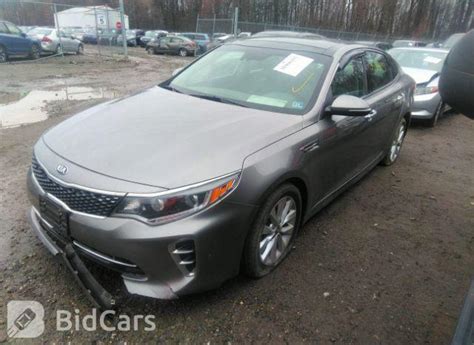 2017 KIA Optima EX 5XXGU4L39HG129686 Bid History BidCars