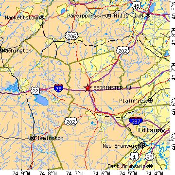 Bedminster, New Jersey (NJ) ~ population data, races, housing & economy