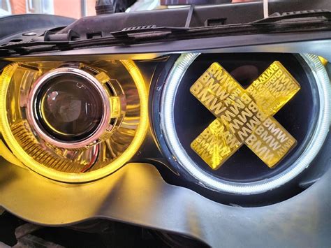 Bmw E Running Lights Decorative Crosses For Headlights Style Pc Ebay