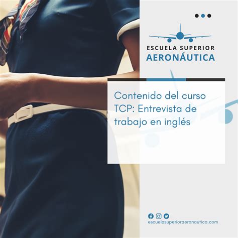 Contenido del curso TCP Entrevista de trabajo en inglés Escuela