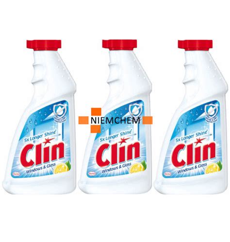 Clin Zapas Płyn do Szyb Okien Zestaw 3 x 500ml Clin Sklep EMPIK