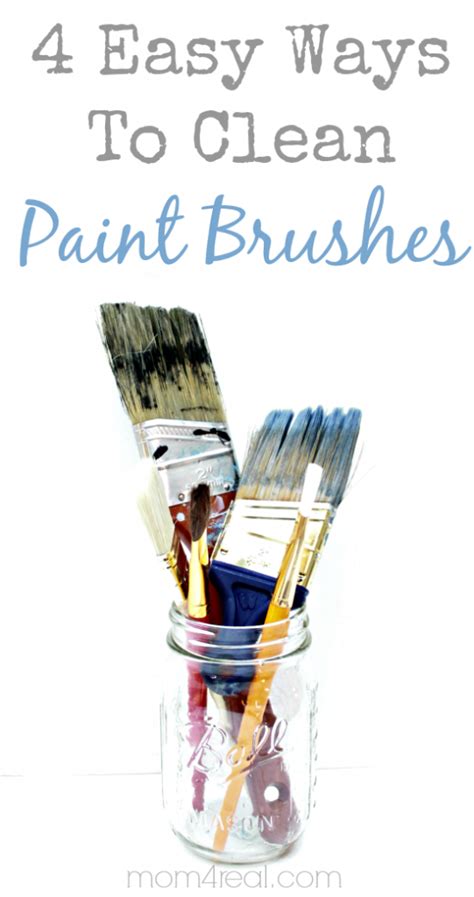 How To Clean Paint Brushes! - The Graphics Fairy