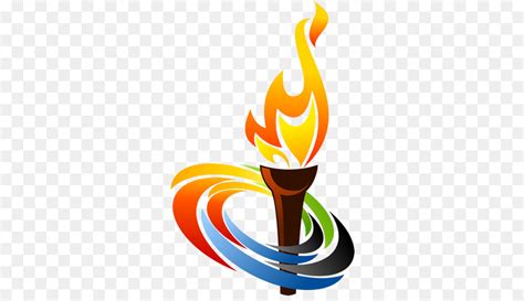 Olympische Fackel Clipart