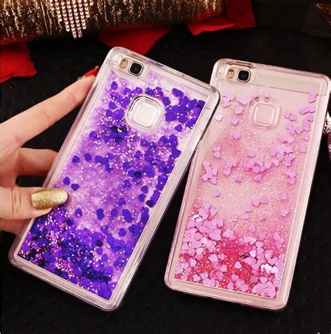 For Huawei P P Lite Case Dynamic Liquid Glitter Sand Quicksand