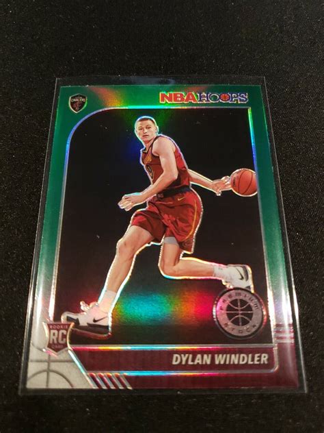 2019 20 Hoops Premium Stock DYLAN WINDLER GREEN REFRACTOR PRIZM RC PWE