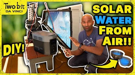 I Built a DIY Water From Air System That's Solar Powered!