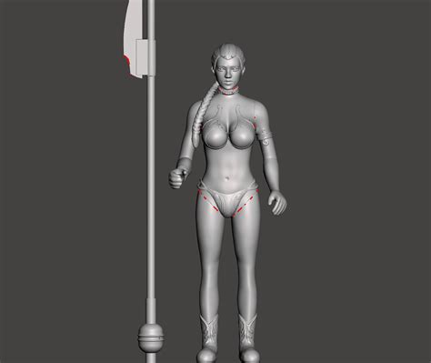 Princess Leia Slave Outfit Nude Naked Vintage Custom Star Wars Action Figure Kenner