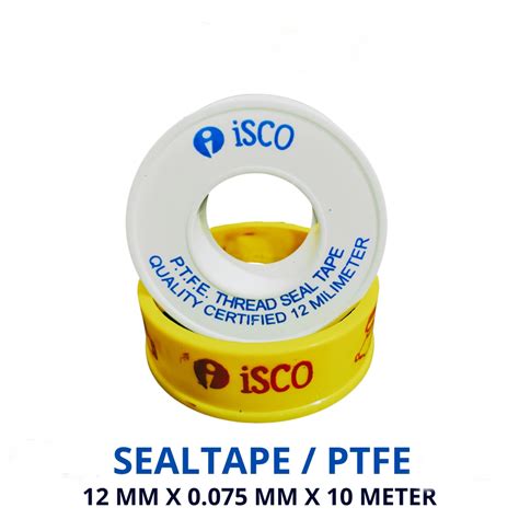 Jual ISCO SEAL TAPE 12MM ISOLASI KERAN AIR SELOTIP PIPA KERAN AIR