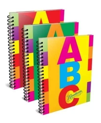 Cuaderno Abc Espiralado 21x27 Cm 60 Hojas Rayado Rivadavia