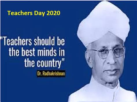 Teachers Day 2020 About Dr Sarvepalli Radhakrishnan S Contributions