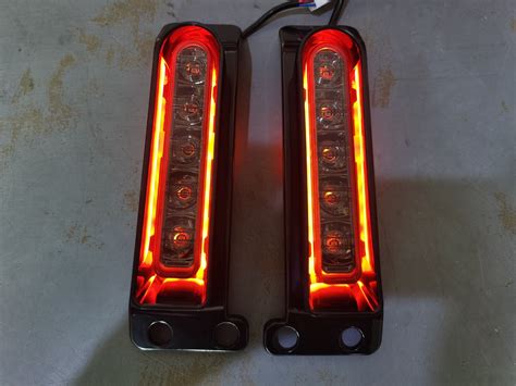 LED Saddlebag Support Filler Lights For Harley Electra Glide Ultra