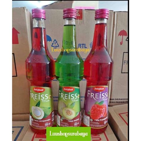 Jual Freiss Sirup Indofood Freis Madu 500ml Botol Kaca Shopee Indonesia