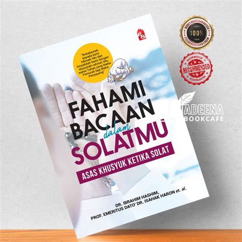 Buku Agama Fahami Bacaan Dalam Solatmu Asas Khusyuk Buku Solat Adeena