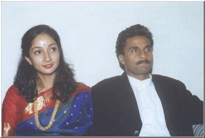 Srinath with his wife – crickethighlights.com