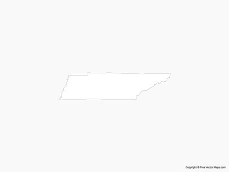 Tennessee Outline SVG