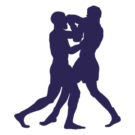 Silueta De Pelea De Boxeo De Kickboxing Descargar Png Svg Transparente