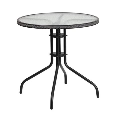 Round Glass Top Outdoor Table Glass Designs