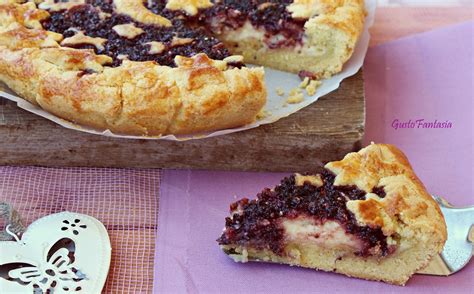 Crostata Con Crema Di Mascarpone E Marmellata GustoFantasia