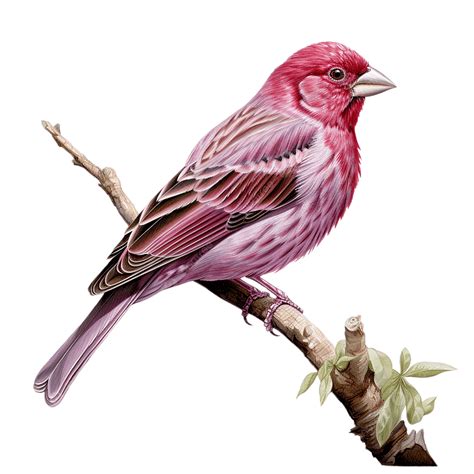 Purple Finch Bird, Animel, Transparent PNG Transparent Image and
