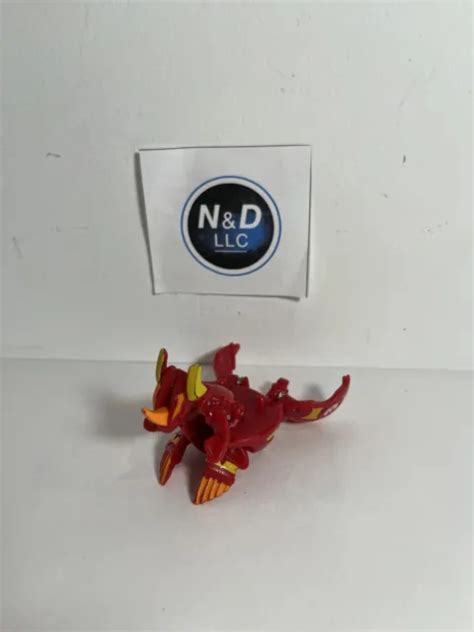 Bakugan Helix Dragonoid Red Pyrus Battle Brawlers Figure Gundalian