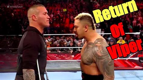 Randy Orton Return Update On Wwe Monday Night Raw Draft And