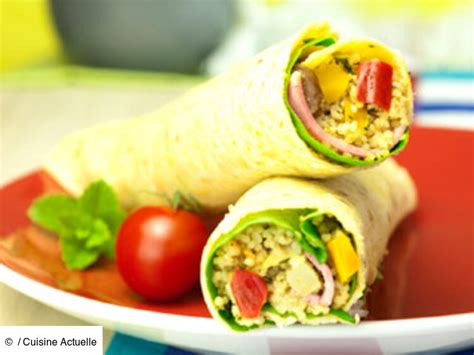 Wraps Au Taboul Oriental Facile Et Rapide D Couvrez Les Recettes De