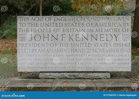 Jfk Memorial N Runnymede Editorial Image Image Of England 27546595