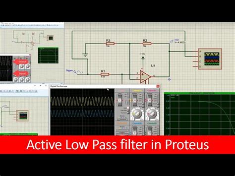 Second Order Low Pass Filter Proteus Simulation Electrical 58 Off