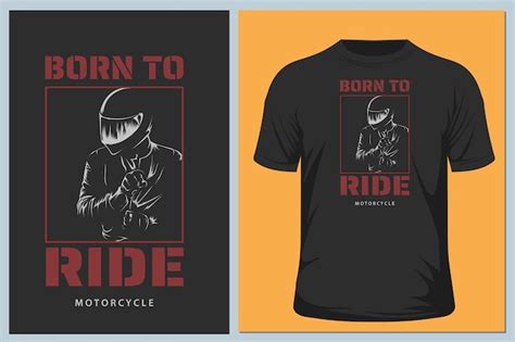 Premium Vector For Poster And Tshirt Biker Club Born To Ride Lettering